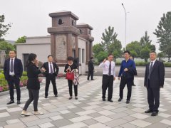江苏盐城大丰福寿园领导来浙江仲博调研