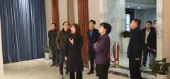 1月末，两地领导赴浙江仲博视察工作